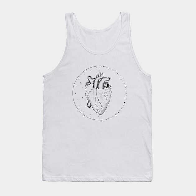 Anatomical Heart Tank Top by Arumata